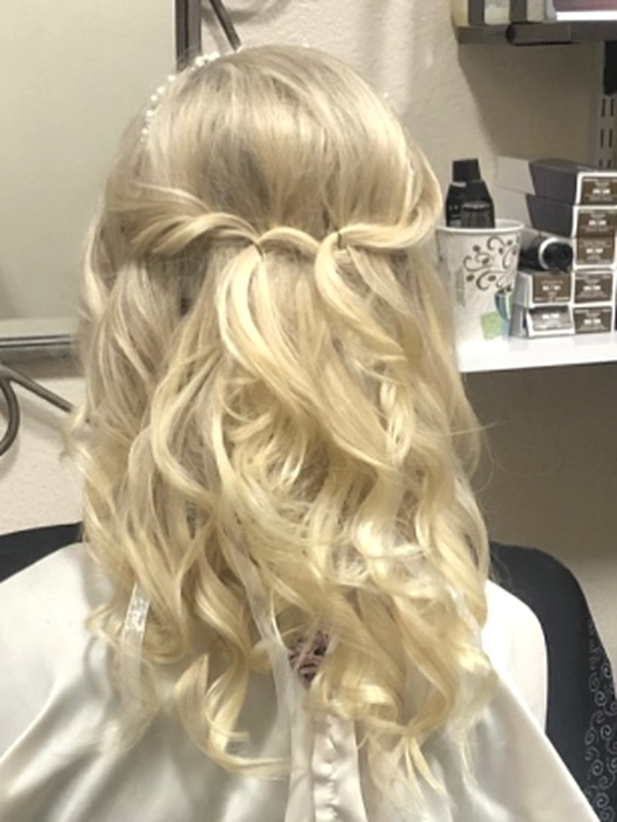 Hair styling work